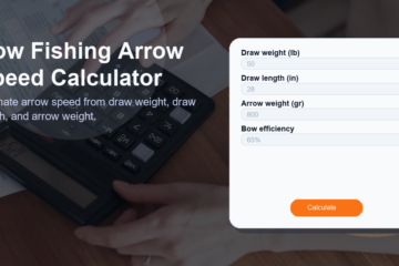 Bow Fishing Arrow Speed Calculator