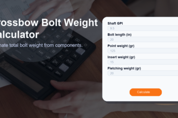 Crossbow Bolt Weight Calculator