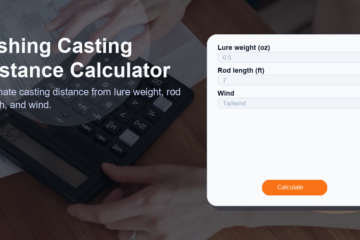 Fishing Casting Distance Calculator