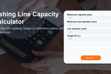 Fishing Line Capacity Calculator