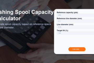 Fishing Spool Capacity Calculator