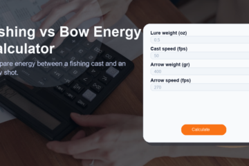 Fishing vs Bow Energy Calculator