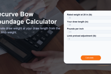 Recurve Bow Poundage Calculator
